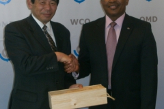 20130307 Courtesy visit Amb Nkosi to WCO Sec-Gen Dr K Mikuriya