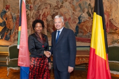 Minister Nkoana-Mashabane Belgium 2013