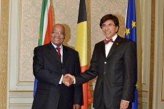 H.E. Jacob Zuma & P.M. Elio Di Rupo 18-09-2012