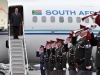 President Jacob Zuma arrives in Brussels Belgium for the SA EU Summit meeting.